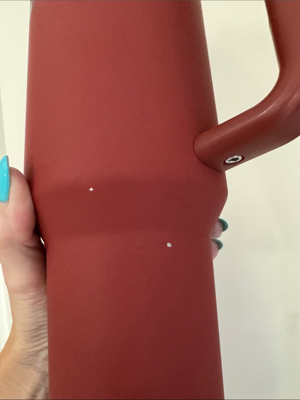 Stanley Red Travel Mug with Handle - Picture 2 of 6